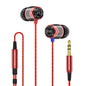 SoundMAGIC E10 Wired Earbuds, No Mic, Premium Hi-Fi, 3.5mm Jack, Red