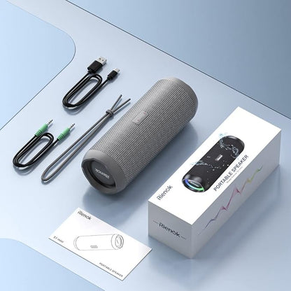 RIENOK Portable Bluetooth Speaker 30W Dual Pairing True Wireless Stereo HD Sound IPX7 Waterproof Outdoor Sport Shower Wireless Speaker Bluetooth 5.3 for Home Party