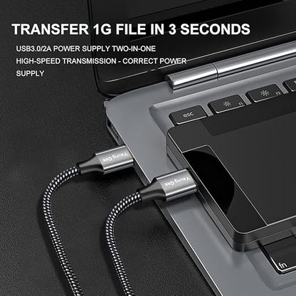 USB 3.0 A to A Male Cable 6 ft,Super Speed Type A Male to Male Cable USB 3.0 Double End USB Cord for Hard Disk, Cameras,Laptop Cooler, DVD Player and More (6FT/2M)