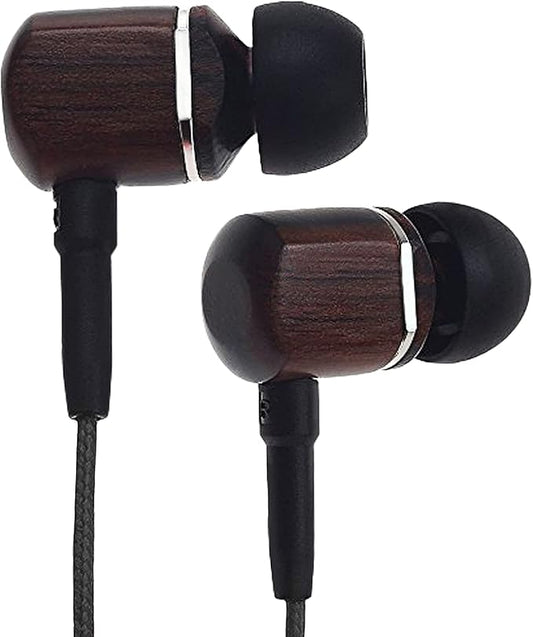 Symphonized Wired Earbuds with Microphone – 90% Noise Cancelling Ear Buds with Mic, in Ear Headphones Wire for Computer & Phone, Earphones 3.5 mm Jack