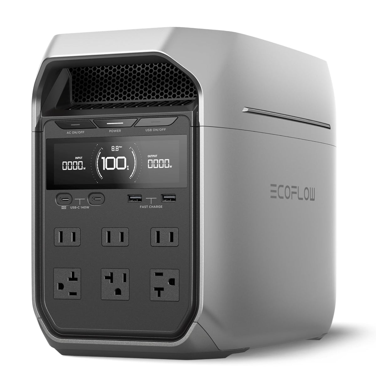 EF ECOFLOW Portable Power Station DELTA 3 Plus 1024Wh, 1800W, LFP Battery