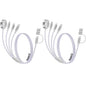 2 Pack Charging Cable for Apple Watch Charger/Samsung/iPhone Charger,Car/Office/Camping/Travel Essentials,Type C Cable Cord for iWatch Ultra/10-2/iPhone 16-11/Samsung S25-S20,iPad,airPods-Purple