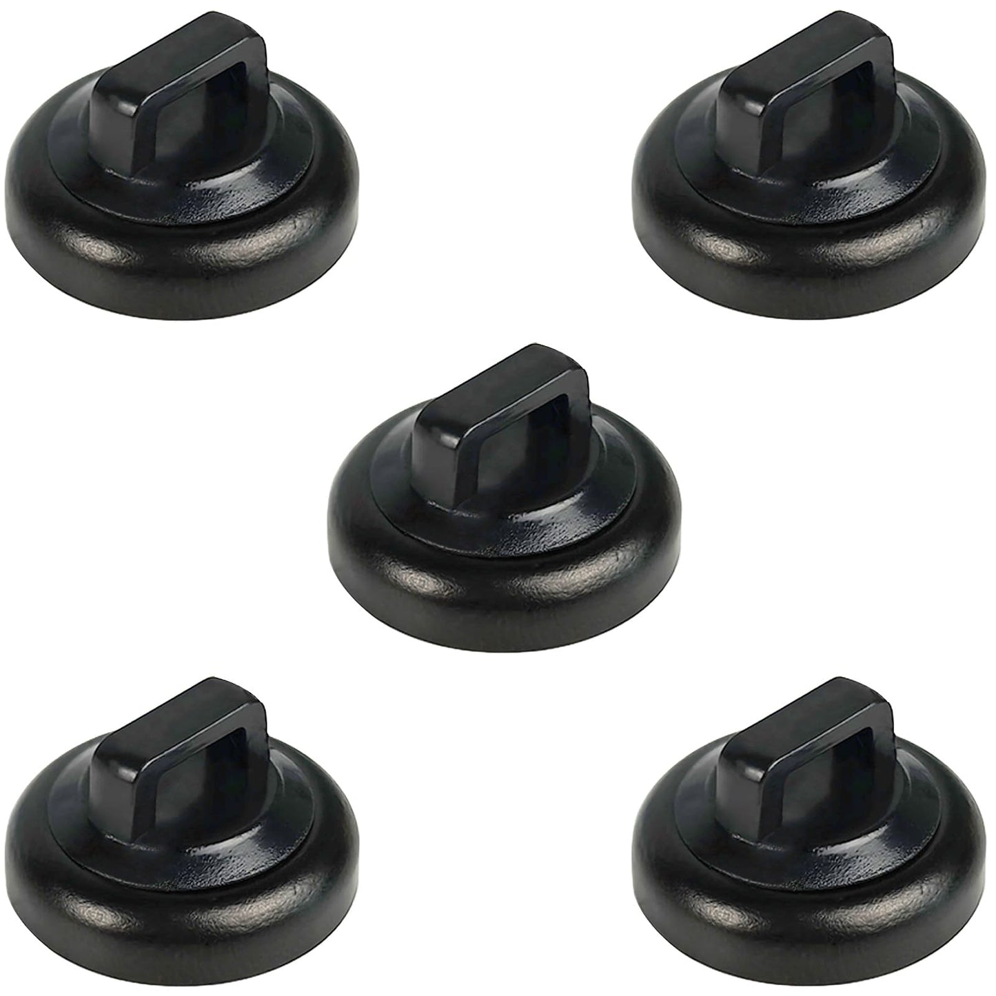 CANAANIN Magnet Zip Tie Mount Clips Magnetic Zip Ties Mount Base Holder Strong Wire Cable Holder Mount Wire Clips Management for Home Office Marine Electrical Wiring (D19 5 Pcs)