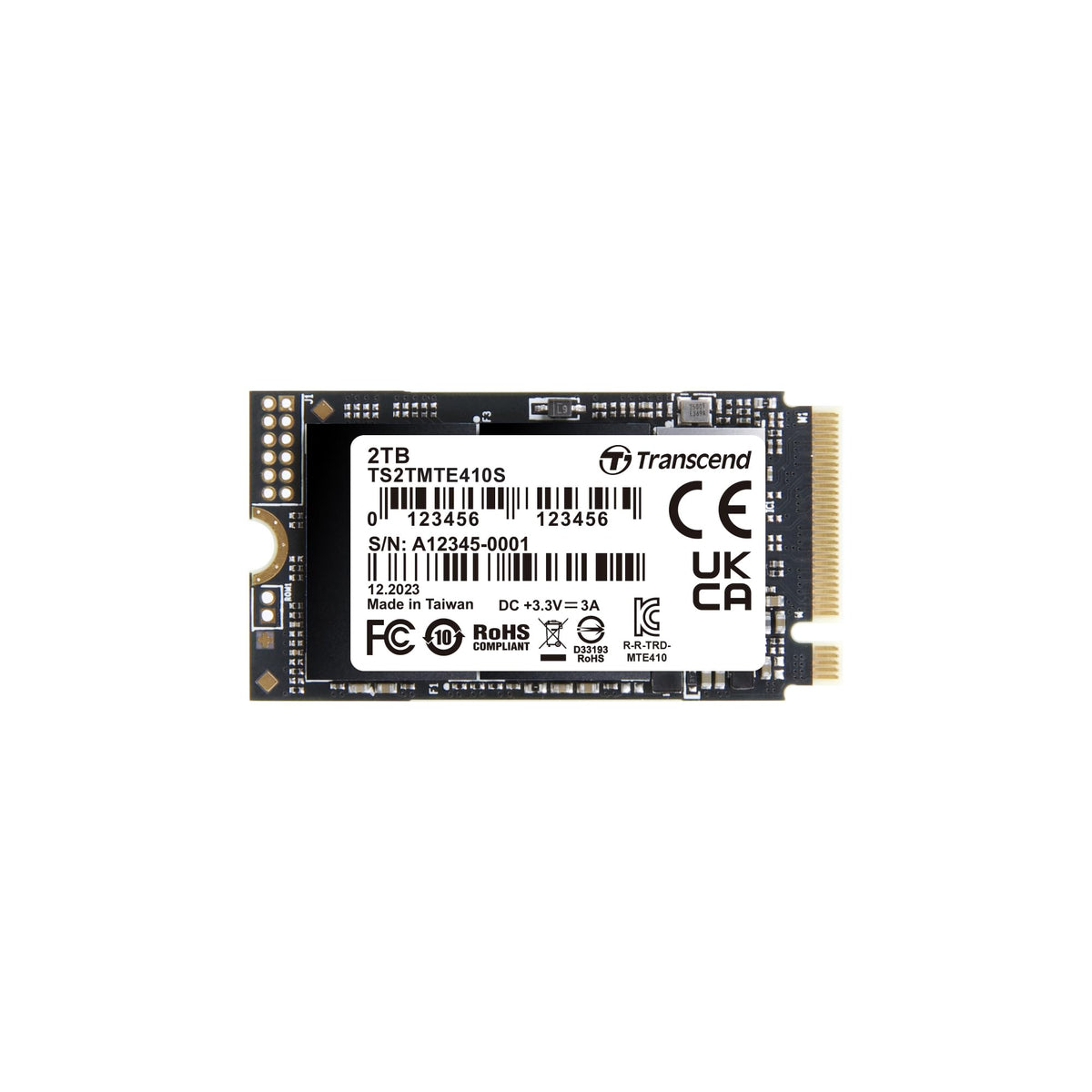 Transcend 1TB MTE410S PCIe 4.0 M.2 2242 SSD, 5000MB/s, for Lenovo Legion Go