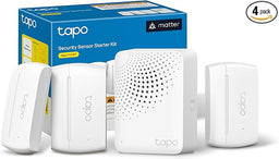 Tapo Door Sensor Starter KIT, Matter Compatible, 3X Smart Door Window Contact Sensor and 1x Smart Hub with Built-in Chime, Smart Automation, Real-Time Notification, T31 KIT - image 1