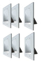 BestMounts - 12 Pack Inner Nose Behind Wall Cable Management TV Cord Hider for Wall Mounted TV - Single Gang Low Voltage Recessed Wall Plates Cable Pass Through for Wires, HDTV, HDMI (White)