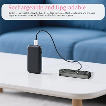 for Canon Rechargeable Camera Remote Control,Wireless Shutter Release Compatiable with EOS R,R5,R6,R50,R100,M6 Mark II,G5X Mark II,G7X Mark III,Rebel T7i,T8i,SL2,SL3,M50,M200;Replaces BR-E1