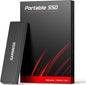 1TB External SSD - Up to 1000MB/s Read Speed USB 3.2 Gen 2 Portable SSD, External Solid State Drives with Type-C Cable for PC Mac Game Console