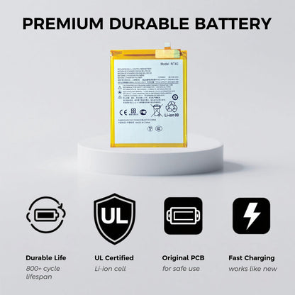 New NT40 Cellphone Battery Compatible with Moto G Pure 2021 XT2163 Series, with Instruction & DIY Toolkit
