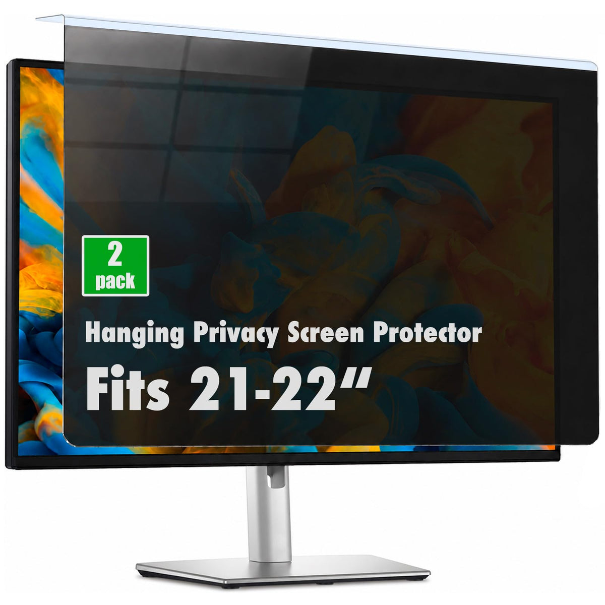 2 Pack Privacy Screen Shield, Anti-Spy, 21.5/22 Inch 16:9 Monitor