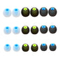 MMYQXI Earbud Replacement Tips Silicone Earbud Tips Earbud Covers Fit for in-Ear Headphones (Inner Hole 3.8mm -5.1mm) Ear Tips Earbud Rubber Tips 9 Pairs S/M/L