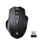 Uineer Wireless Mouse, 2.4GHz Rechargeable Computer Mouse, Battery Display