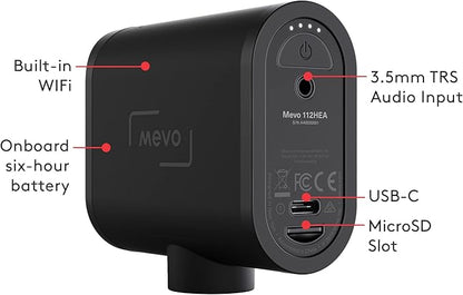 Logitech for Creators Mevo Start 3-Pack Wireless Live Streaming Cameras, for Multi-Camera HD Video,App Control and Stream via Smartphone or Wi-Fi