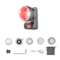 Harlowe RGBCW Photography Lighting 5W Mini Studio Light for Video Recording, Photography and Streaming, 1700K-10000K CRI/TLCI 96+, IP54, App Control, Iris 5 Spectra Creator Kit