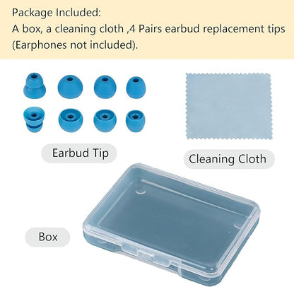 Ear Bud Covers Silicone Replacement Earbud Tips Compatible with Powerbeats Pro Beats Wireless Earphone Headphone Ear Tips 4 Pairs