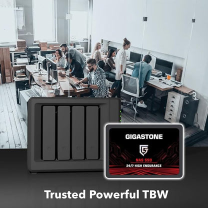 Gigastone SATA SSD 512GB (5-Pack) 2.5 inch SSD 550MB/s Upgrade Laptop PC Memory and Storage PS4 HDD Replacement 2.5" Internal Solid State Hard Drives SATA III SLC Cache 3D NAND Game Turbo Performance