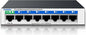 8 Port Gigabit Switch, Easy Smart Managed Ethernet Switch, Network Hub, Ethernet Splitter, Plug & Play, Fanless Metal Design, VLAN, Qos, Support PoE Powered, Desktop or Wall Mount