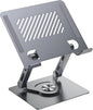 360° Rotating Tablet Stand - Adjustable iPad Tablet Holder for Desk, Foldable iPad Swivel Stand for Home & Office (Slate Gray)