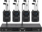 Phenyx Pro in Ear Monitor for Musicians, UHF Wireless in-Ear Monitors System, Mono 2-Channel IEM, Metal Stage Monitor w/ 2x50 Frequencies, 164ft Long Coverage, Rack Mount Kit (PTM-22, 4 Bodypacks)