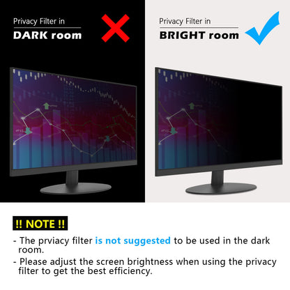FILMEXT 2 Pack 23.8 inch Computer Privacy Screen Filter