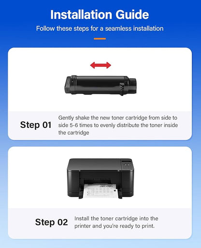 VersaLink C600 C605 Toner Cartridge 4-Pack Extra High Capacity Replacement for Xerox 106R03919 106R03916 106R03917 106R03918 Compatible with Xerox VersaLink C600 C605 Printer Black Cyan Magenta Yellow