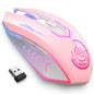 UHURU Wireless Gaming Mouse, Rechargeable 10000 DPI LED PC Mouse
