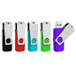 Aiibe 5 Pack 64GB Flash Drive USB Flash Drives 64GB Thumb Drive USB 2.0 Memory Stick USB Drives Jump Drive 64 GB Multipack (64G, 5 Mixed Colors: Black Red Cyan Green Purple)
