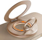 TORRAS 2025 Upgrade [Dual-Ring] Fit for MagSafe Phone Grip Ring Holder Compatible with MagSafe Kickstand Magnetic for iPhone 16/15/14/13/12/11 Samsung, Google Accessories, Desert Titanium Gold