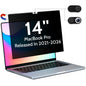 Peslv Magnetic Privacy Screen for Macbook Air 13.6/13 Inch (2022-2026, M2, M3, M4, M5), Removable Matte Anti Glare Blue Light Protector Private Security Filter for 13.6inch Mac Laptop Computer