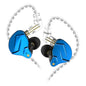 KZ ZSN Pro Dual Drivers 1BA 1DD in Ear Earphones HiFi Power Bass Earbuds Headphones High Clarity Sound Wired Earphones with Detachable Cable for Audiophile Musician
