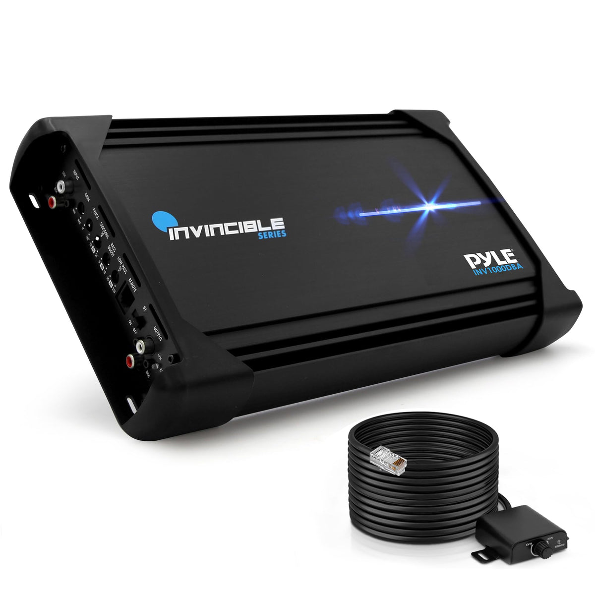 Pyle Hydra Marine Amplifier - Upgraded Elite Series 3000 Watt 8 Channel Bridgeable Amp Tri-Mode Configurable, Waterproof, MOSFET Power Supply, GAIN Level Controls and RCA Stereo Input - PLMRA830BT