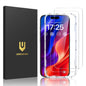 UNBREAKcable 2-Pack Screen Protector for iPhone 16, Military-Grade Shatterproof Tempered Glass [9H+ Hardness] [Easy Installation Frame] [99.99% HD Clear] for Apple iPhone 16