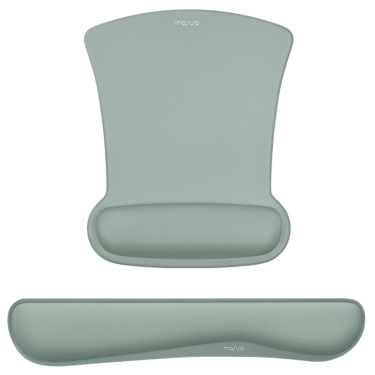 MOSISO Wrist Rest Support for Mouse Pad & Keyboard Set, Navy Blue