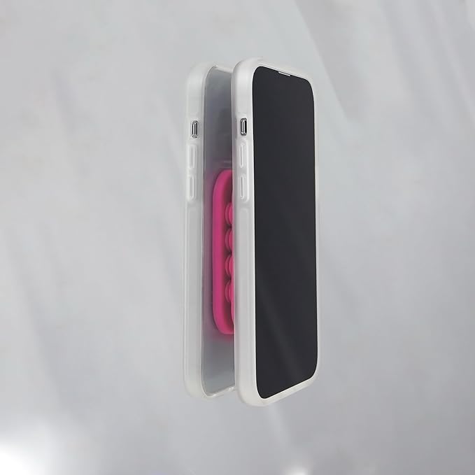Sonix | Magnetic Silicone Suction Cup Phone Mount for iPhone | Compatible with MagSafe | Bright Fluorescent Pink | Hot Pink