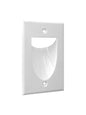 BestMounts - 12 Pack Inner Nose Behind Wall Cable Management TV Cord Hider for Wall Mounted TV - Single Gang Low Voltage Recessed Wall Plates Cable Pass Through for Wires, HDTV, HDMI (White)