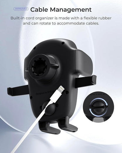 iOttie Easy One Touch Advanced Phone Mount for Tesla Model 3 and Model Y Screens - Universal Cell Phone Holder for iPhone, Google, Samsung, Moto, LG, and All Other Smartphones Black