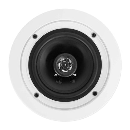 Rockville RPA60BT V2 Receiver with 8 Ceiling Speakers and 8" Subwoofer