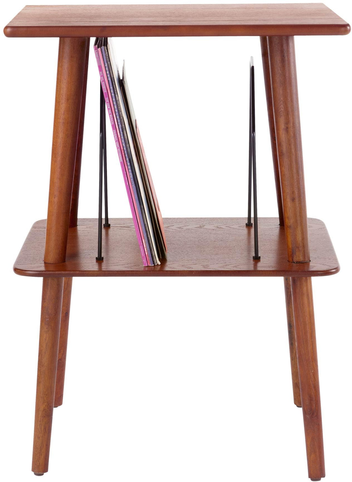 Crosley Manchester Record Player Stand, Media Console with Vinyl Storage, Modern Home Organizer, Black