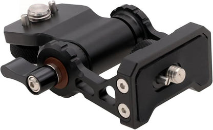 Monitor Mount Holder Bracket, 360 Tilt Swivel Rotation for Atomos SmallHD Camera Video Monitor, Teradek Wireless Transmission Motor Microphone, 3/8" 1/4" Black
