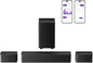 ULTIMEA 5.1 Sound Bar, 410W Dolby Atmos Surround Sound System for TV, 3D Sound Bars for Smart TV w/Subwoofer, Adjustable Surround & Bass, Home Audio w/APP Control, Poseidon D60(New 2025 Version)
