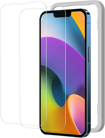 NIMASO for iPhone 13 Mini Screen Protector, 3 Pack HD Clear Tempered Glass Screen Protector for iPhone 13 Mini, with Easy Installation Kit