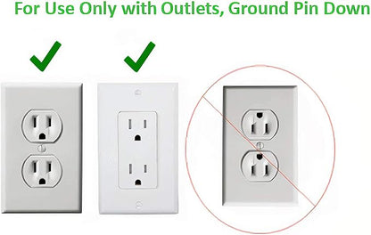 Sleek Socket Original & Patented Ultra-Thin Outlet Concealer with Cord Concealer Kit, Flat Extension Cord with Multi Outlets Surge Protector Power Strip, Ideal for Home Office and Home Theater
