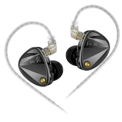 KZ Vader Pro in-Ear Monitors Gaming Earbuds, Triple Dynamic Driver IEM with 4 Tuning Switches, Clarity in All Frequency Stereo Sound Comfortable Noise Isolating Earphones for Stage and Studio (NNMIC)