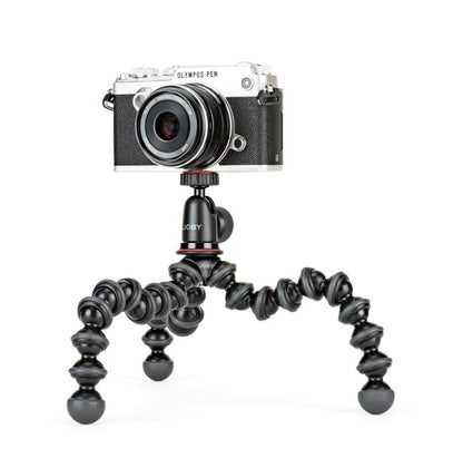 Joby GorillaPod Compact Tripod Kit with Ballhead for Mirrorless Cameras up to 2.2 lbs. Black/Charcoal.