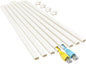 Yecaye Beige Cord Hider, One-Cord Channel Cord Cover on Wall, Cable Management Kit, Wire Covers for Cords, W0.59in H0.4in, Beige