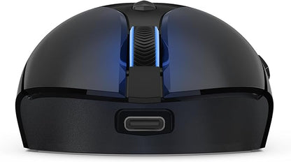Lenovo Legion M410 Wireless RGB Gaming Mouse – 6 Button Palm Grip Mouse with 16,000 DPI, 53 Hour Rechargeable Battery, 2-Zone RGB Lighting, NVIDIA Reflex Compatible