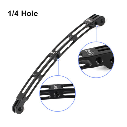 HSU Aluminum Alloy Curved Extension Arm Kit (7.9”/5.3”/3”) (Black)