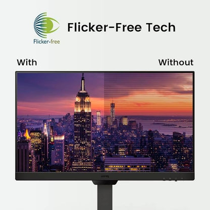 BenQ GW2490T 24" Monitor 100Hz FHD 1920x1080p | IPS | Vertical Monitor | Eye-Care | Thin Bezel | Height & Tilt Adjustable | DisplayPort | HDMI x2