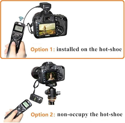 Pixel Wireless Timer Remote Shutter Release TW283-L1 Wireless Remote Control Wire Release Compatible with Panasonic S5 S1H S1R S1M S1 G95 G91 FZ10002 G9 GH5 G85 G81 GX8 GX7 GH4 GH3 FZ2500 FZ2000