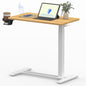 FLEXISPOT 28" Mobile Standing Desk Pneumatic Lift Computer Workstations